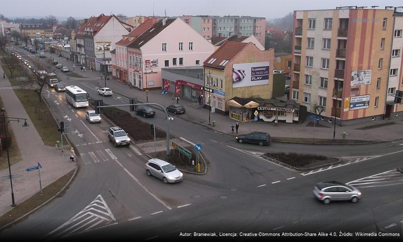 Ulica Tadeusza Kościuszki w Braniewie