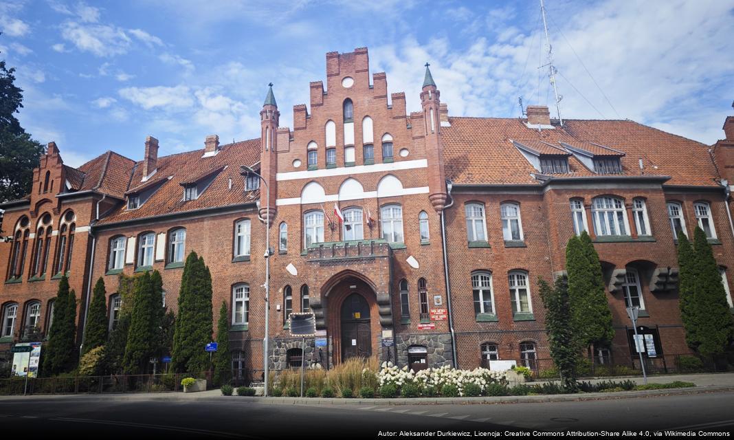 Remont skweru przy fontannie w centrum Braniewa